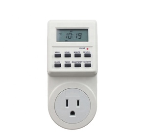 Nuova presa interruttore Timer programmabile Plug-in con funzione casuale ora legale orologio