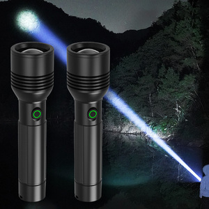 Brightenlux mới 2000 lumens trắng Laser mạnh mẽ không thấm nước Zoomable nhôm có thể sạc lại Led đèn pin <span class=keywords><strong>Torch</strong></span> ánh sáng tầm xa - Product Image 1