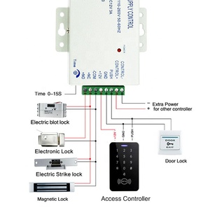 Sistema de control de Acceso Electrónico con tarjeta de identificación, control de acceso con contraseña - Product Image 2