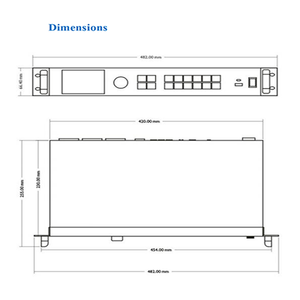 <strong>Linsn</strong> Y8-308 video processor <strong>led</strong> panel <strong>Controller</strong> with 5.2 Million Pixels and up to 8GB Output for <strong>led</strong> <strong>display</strong> <strong>screen</strong> use - Product Image 5
