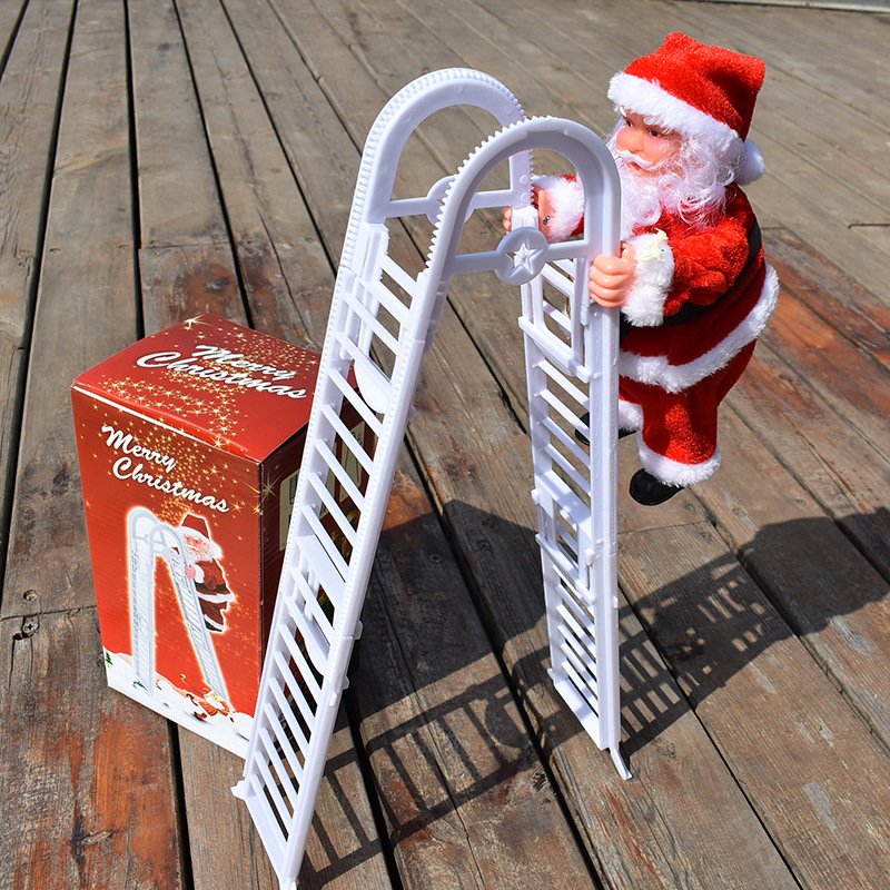 Red double ladder