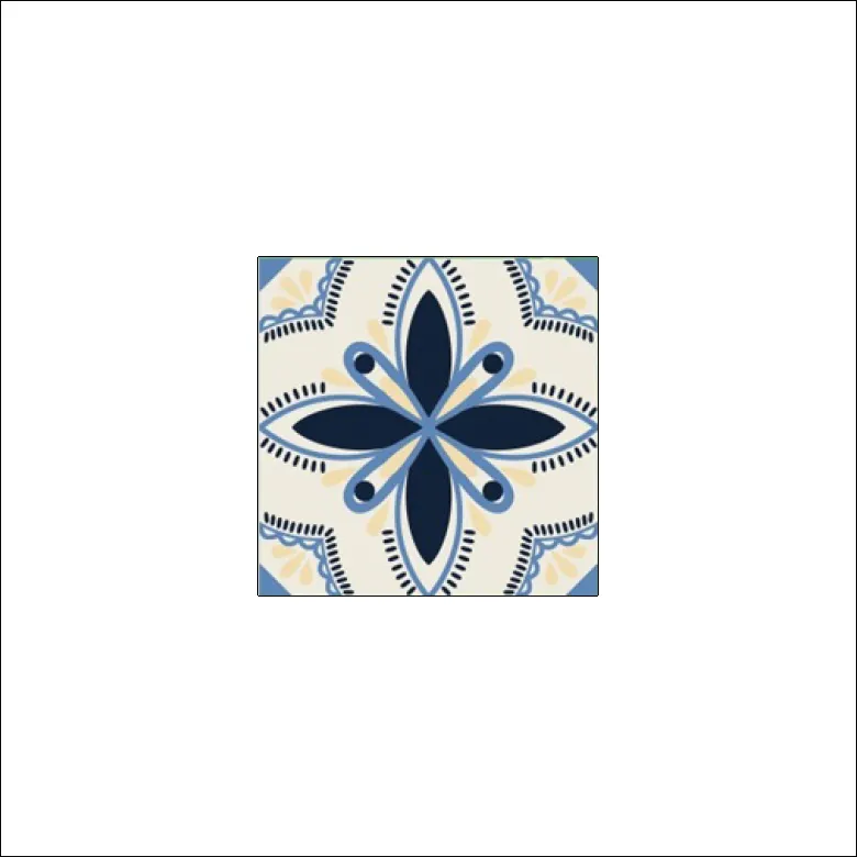 Saudi popular villa classical style flower wall tiles for bathroom 200x200mm decor Portugal ceramic tiles