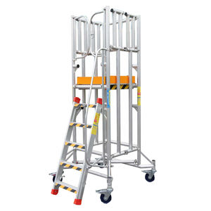 高品質<span class=keywords><strong>5m</strong></span> 10m 15mアルミニウム合金足場タワーモバイル足場建設用