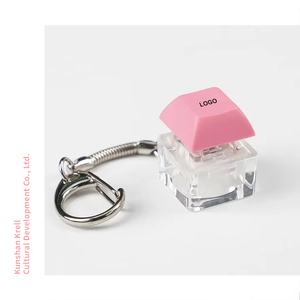 ปุ่มเปลี่ยนพวงกุญแจพวงกุญแจพวงกุญแจดีไซน์ใหม่โลโก้แบบกำหนดเอง - Product Image 1