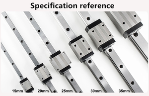 Carril de guía lineal CNC de alta rigidez de 20mm para máquinas de bordar Tipo de bola de bajo ruido Guía lineal de acero Núcleo de rodamiento de acero - Product Image 4