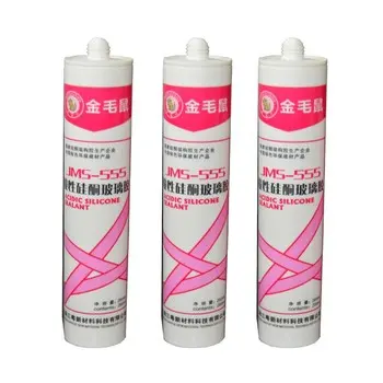 300ml 280g penyegel silikon putih kaca jendela aluminium pvc GP RTV sealant silikon asetat