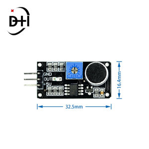 サウンドセンサーモジュール3ピン音声音声検出センサーアンプLM393エレクトレットマイクDIYキット - Product Image 3