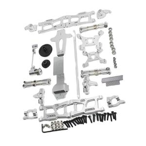 Metal direksiyon salıncak kolu taban C arka Hub koltuk dişli takımı yükseltme parçaları Wltoys 144001 1/14 RC araba - Product Image 3