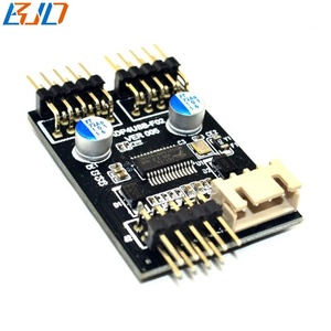 主板9针接头到2 x USB 2.0 9针公集线器分离器适配器，带SATA 15针电源线 - Product Image 4