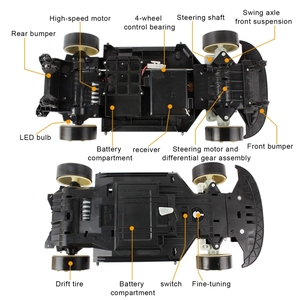 Yüksek kaliteli ucuz uzaktan kumanda plastik ve elektronik bileşenler malzeme Rc araba - Product Image 4