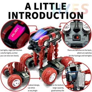 <strong>New</strong> Design 2.4Ghz Remote Control 4WD Truck <strong>Toy</strong> 1:26 Radio Control Stunt 360 Rotation Monster <strong>Rc</strong> Car Long Feet Kids Ride on <strong>Toy</strong> - Product Image 5