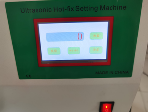 PLC bileşenleri özellikleri ile yüksek kaliteli otomatik ultrasonik Rhinestone ayar makinesi sıcak düzeltme şablon kumaş kullanılan - Product Image 2