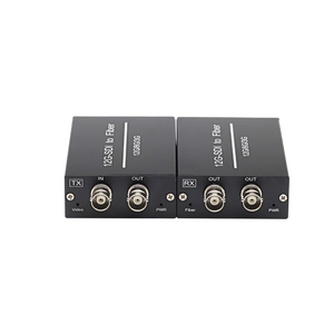 12G SDI convertidor de fibra óptica SDI extensor LC transmisor y receptor, SMPTE ST 2082-1 4K/UHD transceptor de transmisión de vídeo - Product Image 4