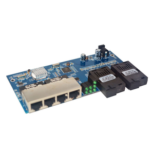 สวิตช์กิกะบิต Sfp 6พอร์ต,สวิตช์อุตสาหกรรมอีเทอร์เน็ตสวิตช์เครือข่ายกิกะบิต PCBA/บอร์ด/PCB