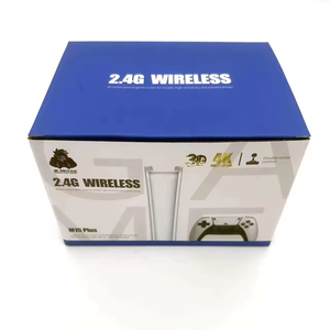 2.4Gワイヤレスゲームスティック付きレトロM15ゲームボックスビデオコンソール2コントローラー付きPro TV HD MI4Kゲームコンソール