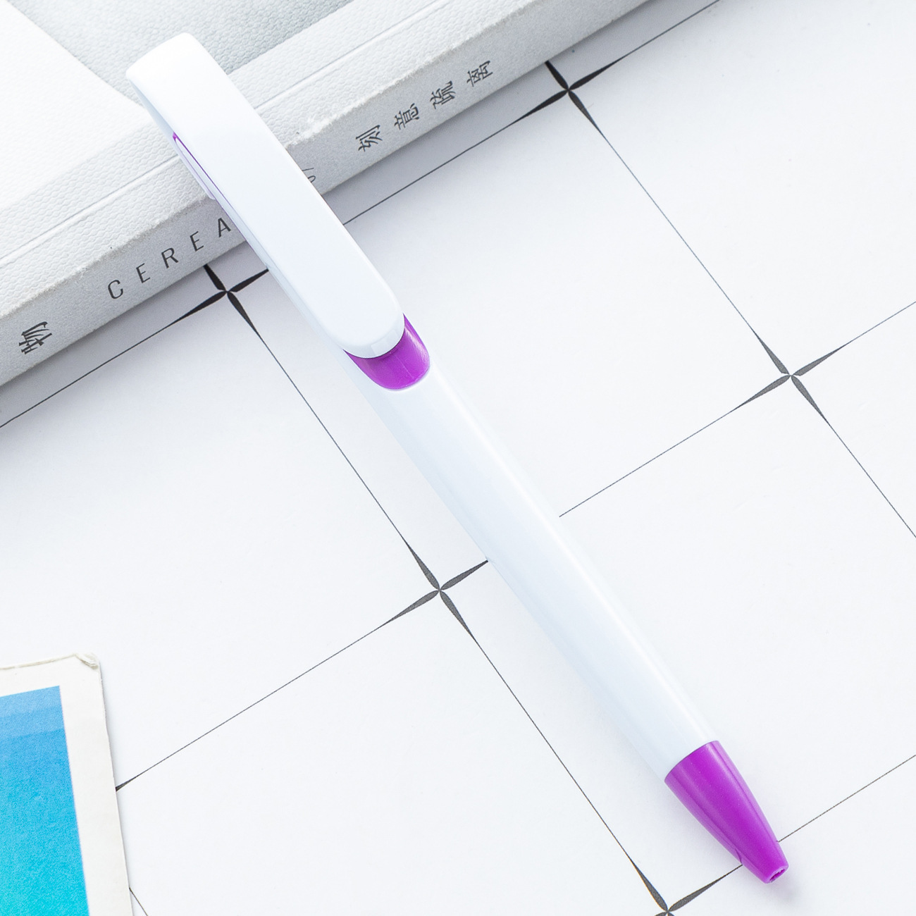 White Pole - Purple
