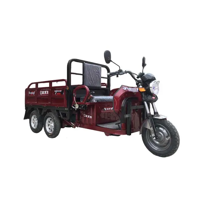 Triciclos eléctricos de 5 ruedas para motocicleta todoterreno, triciclo eléctrico de carga