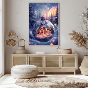 Cooleve DIY handpainted <span class=keywords><strong>Mosaic</strong></span> vuông Acrylic đầy đủ khoan sáng tạo japandi giáng sinh bức tranh kim cương cho nhà/văn phòng cảnh quan - Product Image 4