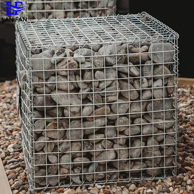 용접 Gabion 메쉬 정원 Gabion 바구니 철 와이어 메쉬 프리미엄 품질의 재료와 제조