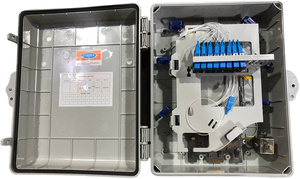 Pole-Mounted 4 6 8 12 16 24 Ports Glasfaser verteiler kasten mit SPS-Splitter für FTTH Network GPRS und TCP - Product Image 3