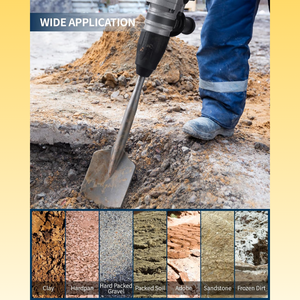 Sds Max đất sét Spade 4-1/2 "x 17" xẻng đục bit-ROTARY búa công cụ cho đào đất sét sỏi đất sa thạch & cảnh quan TE-C - Product Image 4