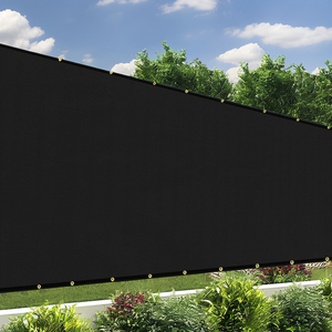 HDPE черный 3x10 футов Солнцезащитная сетка 60% УФ-защита парапетный затенитель для уличной сельскохозяйственной теплицы садовый сетчатый затемненный - Product Image 1