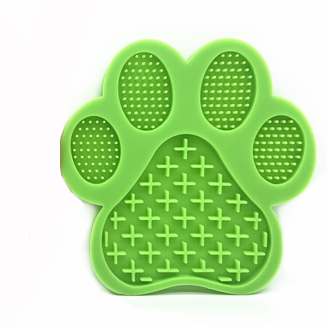 Dog footprint shape (green)