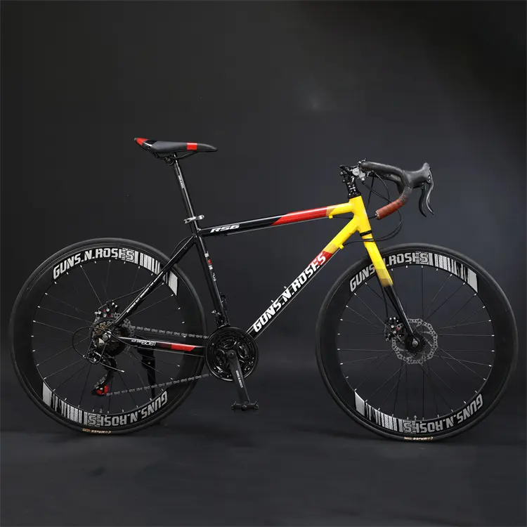 Nouveau fabricant de vélos de montagne en acier à prix bon marché et 21 vitesses au design parfait vente en gros vélo de route