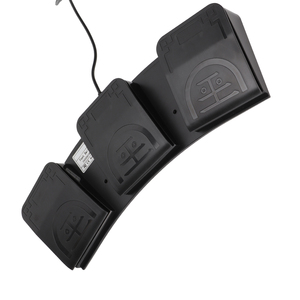 USB ножная педаль тройные клавиши MIDI Контроллер механический переключатель программируемая компьютерная клавиатура для игр