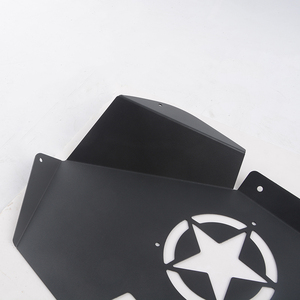 <strong>Customized</strong> logo Package Front Inner Fender Liner 4 Doors Five Star logo Pattern Without Light for <strong>Jeep</strong> Wrangler <strong>JK</strong> 2007-2017 - Product Image 5