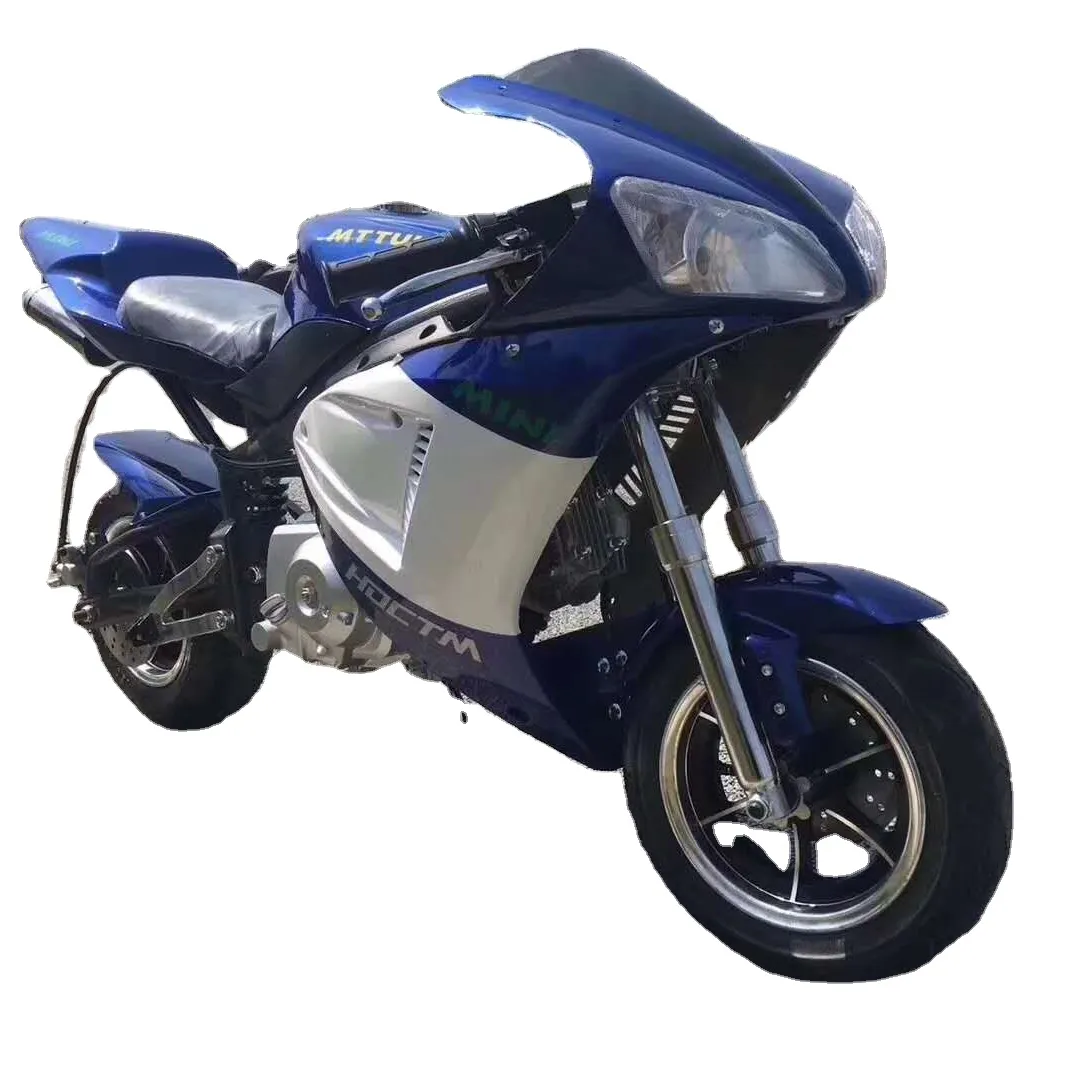 Venta caliente 4 tiempos 110cc Engien Pocket Rocket motocicletas Dirt Bike para adultos arranque eléctrico motocicleta todoterreno