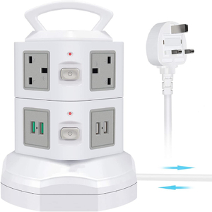 Best Selling 11 Way <strong>2</strong> USB Ports Electrical Plug <strong>Socket</strong> <strong>Multi</strong> Plug <strong>Socket</strong> Universal Plug <strong>Socket</strong> - Product Image 1