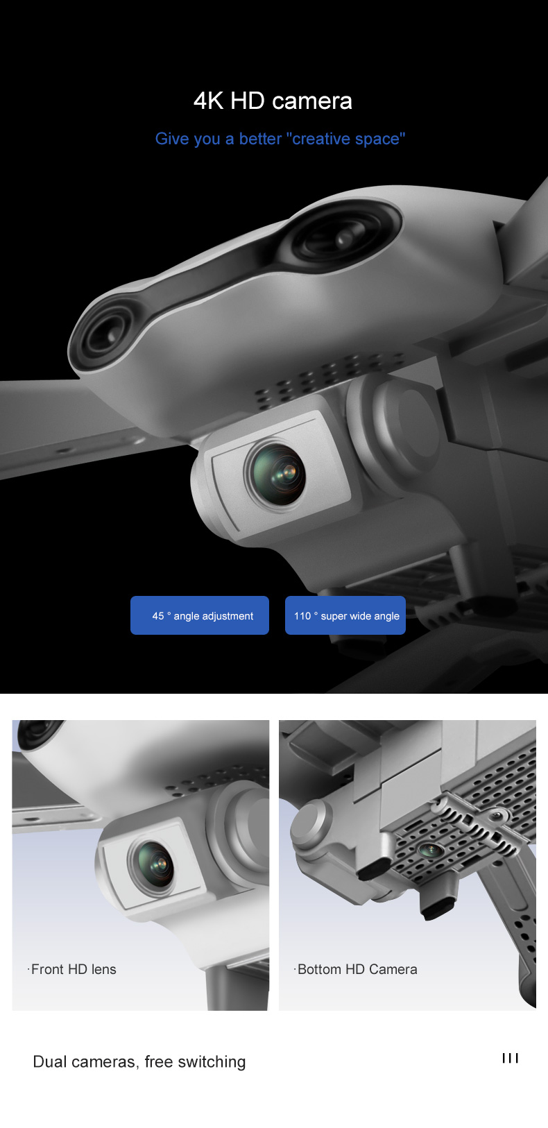 2022 NEW F3 drone GPS 4K 5G WiFi live video FPV quadrotor flight 25 minutes rc distance 500m drones HD wide-angle drones