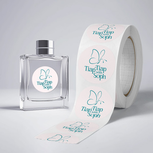Sticker <strong>Custom</strong> <strong>Label</strong> QR Code <strong>Custom</strong> Production Trademark Design Advertising Printing Printing Self-adhesive Customization
