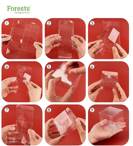 Özel baskı şeffaf PVC kutu plastik kek çörek hediye kozmetik ambalaj kutusu yüksek kaliteli oyuncak kutusu - Product Image 3