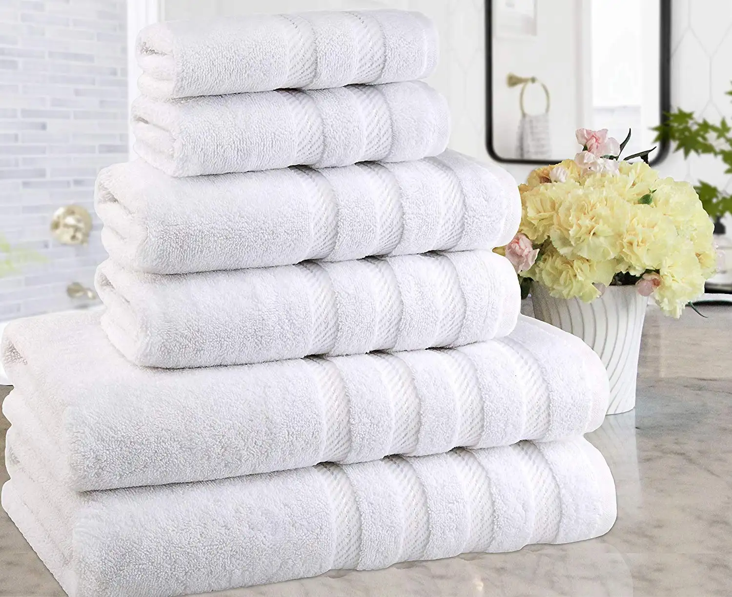 Venta al por mayor de lujo 650gsm de 100% algodón egipcio Set de baño de lujo personalizados Hotel sencillo veinte una toalla de baño