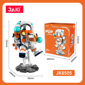 JAKI บล็อกสร้างจรวดธีมการบินและอวกาศของเล่นโมเดลสำหรับนักสำรวจพื้นที่การศึกษาแบบทำมือได้รับการรับรองบรรจุในชุดกล่อง - Product Image 6