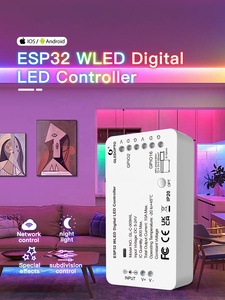 HOT Gledopto CHEAP ESP32WLEDデジタルLEDコントローラー入力電圧DC5-24V合計出力電流10A最大セグメントカラー制御 - Product Image 3