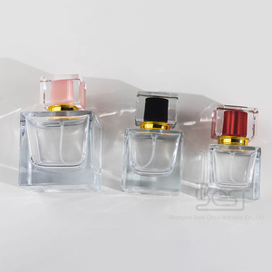 Fashion Luxury Design 30 <strong>ml</strong> 50 <strong>ml</strong> <strong>100</strong> <strong>ml</strong> Empty Square Glass Small 30ml Perfume Bottle 50ml With <strong>Box</strong> - Product Image 3