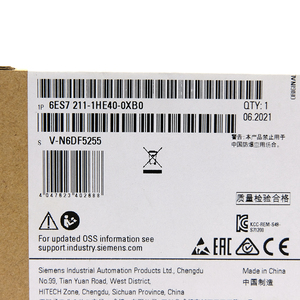 Original SIEMENS S7 1200 Kompakte CPU SIMATIC S7-1200 DC/DC/Relais 6ES7211-1HE40-0XB0 SPS-Controller-Modul für PACs - Product Image 5