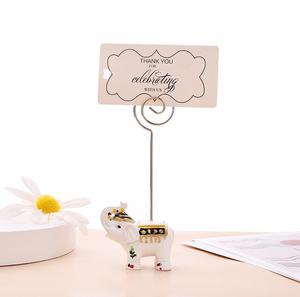 Elephant Place Card Holder <strong>Clip</strong> for Wedding Baby Shower Party <strong>Festival</strong> Decoration Name Menu Table <strong>Clips</strong>