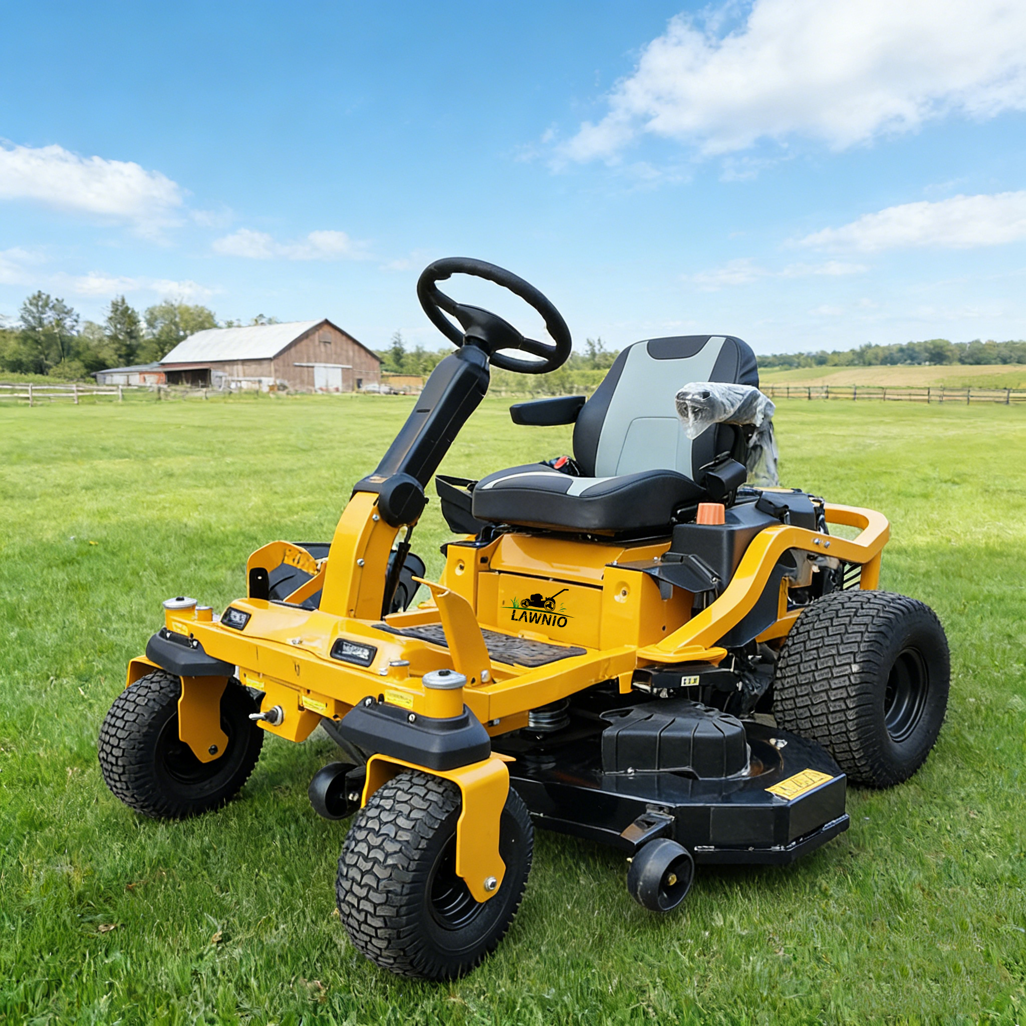 Tondeuse à rayon de braquage zéro