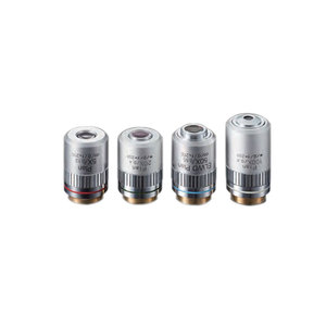 Lente de objetivo de microscopio de campo plano acromático convexo de 45mm, larga distancia de trabajo para equipos ópticos - Product Image 1