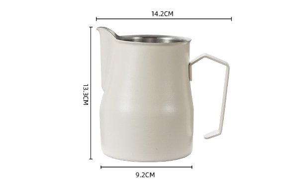 cream white crane mouth shape spout 700ml