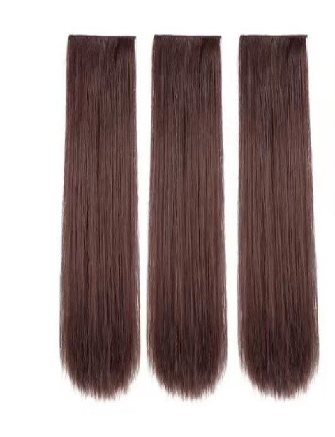 3 straight hair-dark brown 60cm
