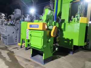 QPL80ラバーベルトタイプトラックアブレータータンブラストショットピーニングマシンアイアンメタルクローラータイプショットブラスト機 - Product Image 3
