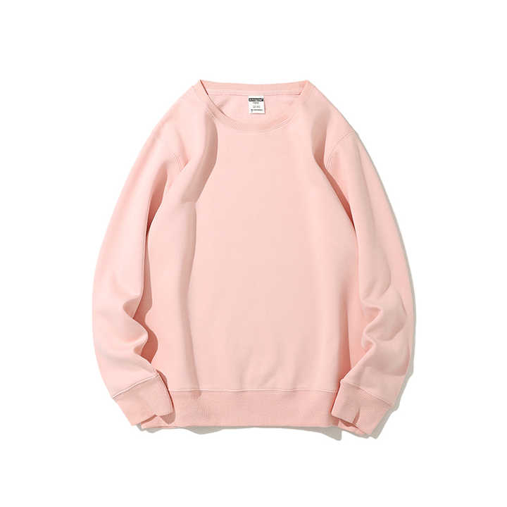 Sweat-shirt en coton à col ras du cou pour homme, Logo personnalisé, épaules tombantes, couleurs roses, pull ample décontracté, pull en molleton, nouvelle collection