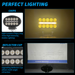 DXZ 2024 yeni 5.5 inç yuvarlak sürüş DRL spot yardımcı ışık WorkLight Led 9-30V Led çalışma ışığı - Product Image 4