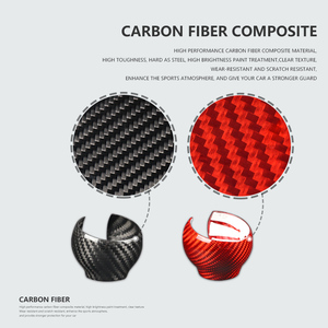 ES araba dekor Q3 karbon Fiber vites topuzu vites Audi için vites topuzu