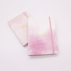 LABON personalizza il taccuino del diario della carta da lettere rosa A4 A5 A6 A7 rilegato con colla a copertina morbida - Product Image 5